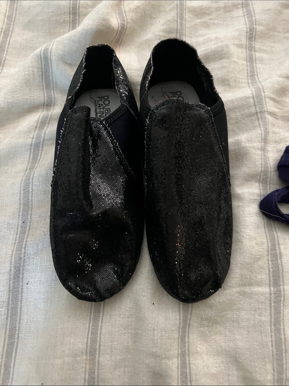 5/$10 item Black Slip-On Dance Shoes